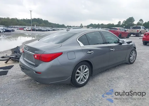2015 Infiniti Q50 Premium из США, поврежденный, VIN JN1BV7AP9FM344879